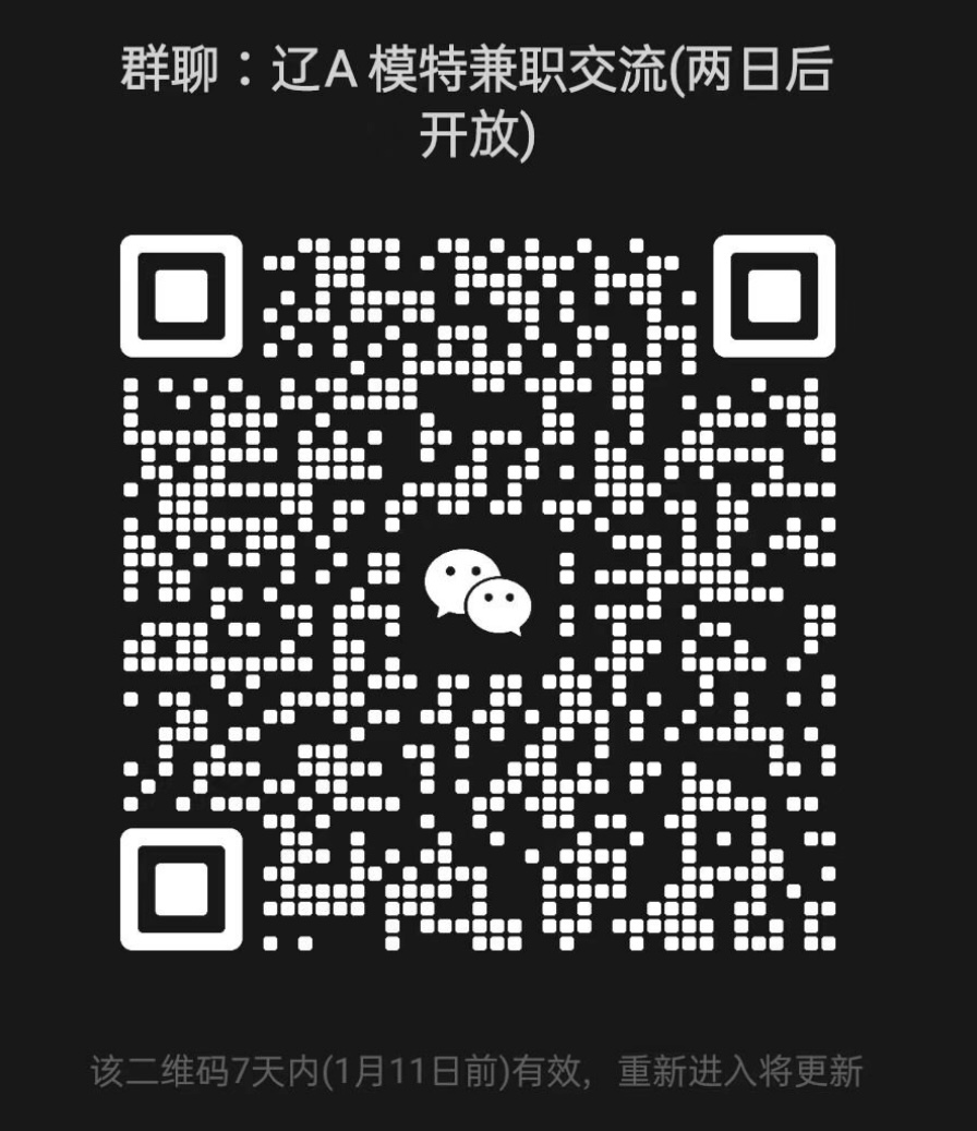 辽A模特兼职交流