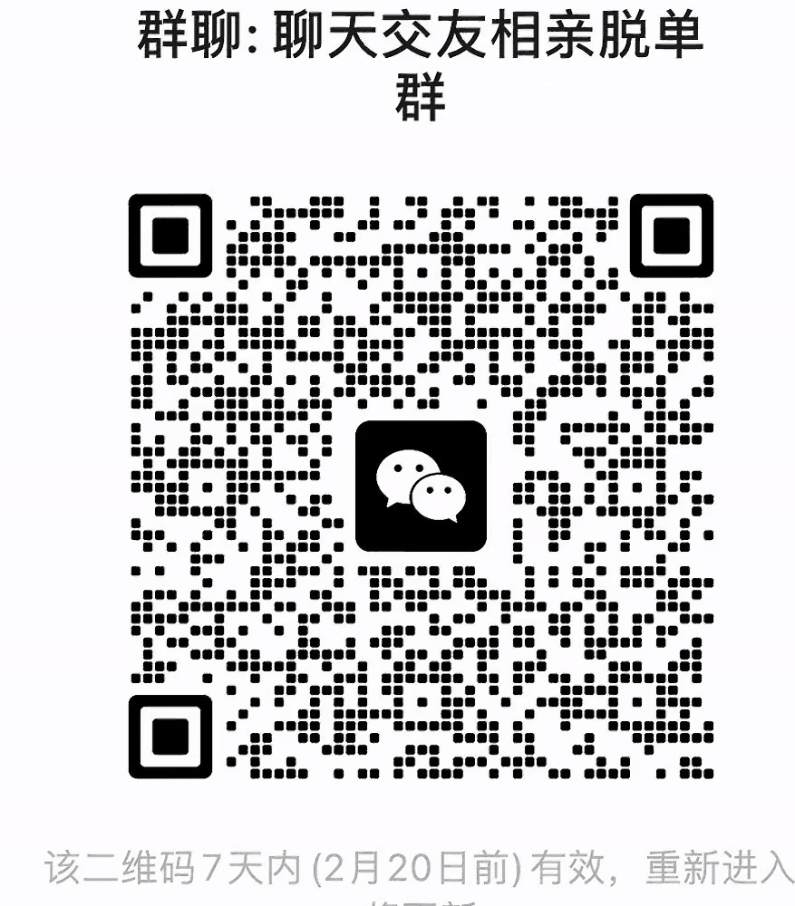 聊天交友相亲脱单群