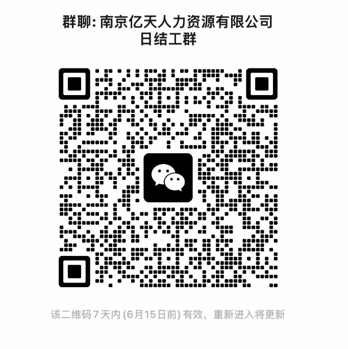 南京人力日结工群